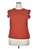 Time and Tru Orange Short Sleeve Top Size XXL - photo 1