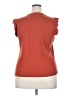 Time and Tru Orange Short Sleeve Top Size XXL - photo 2