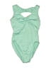 Unbranded Solid Green One Piece Swimsuit Size XS (estimated) - photo 1