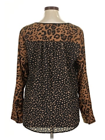 Black Rainn Long Sleeve Blouse (view 2)
