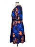 Isabel + Alice Print Blue Casual Dress Size 1X - photo 5