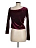 Elodie Burgundy Long Sleeve Top Size M - photo 2