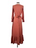 Unbranded 100% Polyester Pink Brown Casual Dress Size XS - photo 2