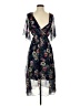 Elena Baldi Floral Blue Cocktail Dress Size S - photo 1