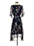 Elena Baldi Floral Blue Cocktail Dress Size S - photo 2