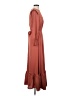Unbranded 100% Polyester Pink Brown Casual Dress Size XS - photo 4