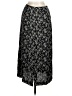 Casual Corner Annex 100% Polyester Print Black Formal Skirt Size 6 (petite) - photo 2
