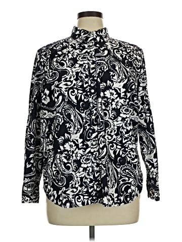 Chaps Long Sleeve Blouse (view 1)