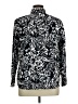 Chaps 100% Cotton Paisley Black Long Sleeve Blouse Size 1X - photo 2