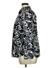 Chaps 100% Cotton Paisley Black Long Sleeve Blouse Size 1X - photo 5