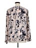 dalia Print Ivory Long Sleeve Blouse Size XL - photo 2