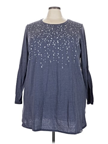 Cacique Long Sleeve Blouse (view 1)