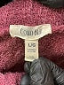 Como Blu 100% Polyester Solid Burgundy Turtleneck Sweater Size L - photo 7