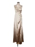 Birdy Grey 100% Polyester Metallic Silver Cocktail Dress Size S - photo 1