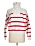 Unbranded Stripes White Turtleneck Sweater Size L - photo 1