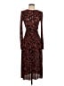 Zara Animal Print Red Cocktail Dress Size S - photo 1