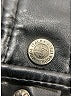 Gianni Versace Solid Black Vintage leather jacket Size M - photo 8