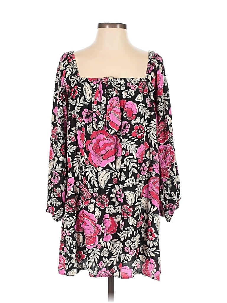 Pre-owned Billabong 3/4 Sleeve Blouse In Pink