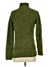 Classic Elements 100% Acrylic Tweed Green Turtleneck Sweater Size S - photo 2