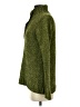 Classic Elements 100% Acrylic Tweed Green Turtleneck Sweater Size S - photo 5