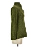 Classic Elements 100% Acrylic Tweed Green Turtleneck Sweater Size S - photo 4