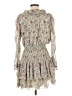 Wilfred 100% Polyester Paisley Green Casual Dress Size L - photo 2