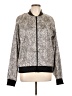 Victoria Sport 100% Polyester Animal Print Silver Jacket Size L - photo 1