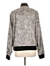 Victoria Sport 100% Polyester Animal Print Silver Jacket Size L - photo 2