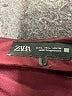 Zara Solid Burgundy Formal Skirt Size L - photo 4