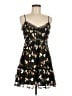 Jack by BB Dakota 100% Polyester Floral Black Cocktail Dress Size 6 - photo 1