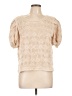 Unbranded Tan Short Sleeve Blouse Size 10 (estimated) - photo 1