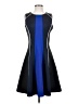 DKNY Color Block Blue Cocktail Dress Size XS - photo 1