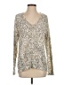 Michael Stars for Anthropologie Animal Print Silver Pullover Sweater Size S - photo 1