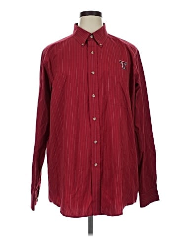 Antigua Long Sleeve Button-Down Shirt (view 1)