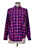 Vineyard Vines Performance 100% Polyester Checkered-gingham Red Long Sleeve Blouse Size 6 - photo 1