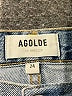 AGOLDE 100% Cotton Blue Denim Shorts Size 24 waist - photo 3