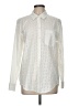 Gap 100% Cotton Polka Dots Ivory Long Sleeve Button-Down Shirt Size M - photo 1