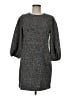Ann Taylor LOFT Tweed Gray Casual Dress Size 8 - photo 1