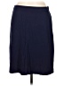 L.L.Bean Solid Blue Casual Skirt Size M - photo 1