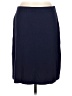 L.L.Bean Solid Blue Casual Skirt Size M - photo 2