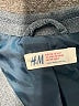 H&M Chevron-herringbone Gray Blazer Size 3 - 4 - photo 3