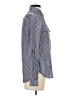 Express Print Blue Long Sleeve Blouse Size XS - photo 4