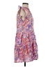 THML 100% Polyester Paisley Pink Cocktail Dress Size XS - photo 4