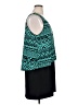 Espresso Graphic Teal Casual Dress Size 1X - photo 4