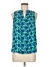 41Hawthorn 100% Polyester Teal Sleeveless Blouse Size M - photo 1