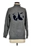 Unbranded Hearts Gray Turtleneck Sweater Size 4 - photo 1