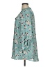 Justify 100% Polyester Floral Teal 3/4 Sleeve Blouse Size 1X - photo 5