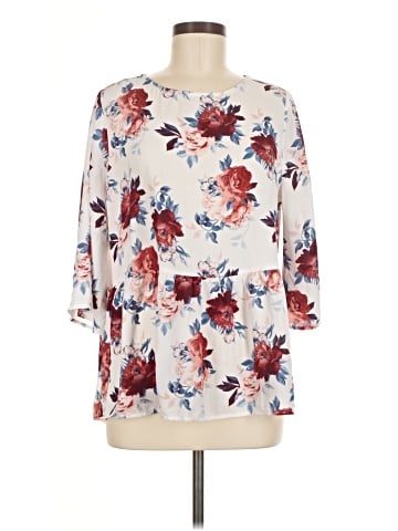 Faded Glory 3/4 Sleeve Blouse (view 1)