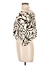 Unbranded Animal Print Ivory 3/4 Sleeve Blouse Size L (estimated) - photo 5
