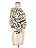 Unbranded Animal Print Ivory 3/4 Sleeve Blouse Size L (estimated) - photo 4